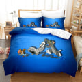 Miniatyrbild 2 av 2: Tom And Jerry Barn Vuxen Sängkläder Cover Cover Single Doubleking Style 8 150*200two-piece