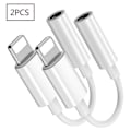Pikkukuva 1 / 5: Kuulokeadapteri Lisäadapteri 3,5 mm Audio- ja lataussovitin Lisäaudiokaapeli iPhone 7:lle, valkoinen