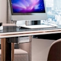 Miniatyrbilde 1 av 5: Akryl Stativ for Mac Mini M4 Under-Skrivebord Veggmontering