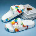 Miniatyrbild 3 av 5: Tofflor herr ytterkläder sommar sport kokos stepping bajs känsla halkfri mjuk sula flipflops utomhus strand tjock sula sandal 2025white 41-42
