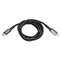Miniatyrbilde 5 av 5: KUULAA Hurtiglading Sink Legering TypeC til TypeC Nylon Flettet Ledning Mobiltelefon Datakabel (2m)