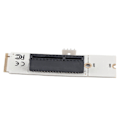 Miniatyrbild 3 av 3: NGFF M.2 Key M till PCI-E Express 4X Riser-kort Adapter med LED Spänningsindikator SATA Strömkabel