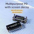 Miniatyrbild 3 av 5: PD100W 5A Multifunktionell Decoy 5/9/12/15/20V 0.96 Tum Färgskärm Spänning Ström Effekt Positiv Negativ