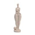 Miniatyrbilde 1 av 5: Abstrakt Resin Chubby Kvinne Statue Kunst Stue Kontor Skap Bordplate Inngangsdekorasjoner, Sta