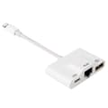Lightning till RJ45 Ethernet LAN 10/100Mbps Nätverksadapter med Lightning 8P för iPhone/iPad