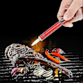 Miniatyrbillede 2 af 4: Tib Lang Ildstarter 9 Farver Jet Lighter Aluminiumlegering Sikre Torch Lightere Til Lys Aromaterapi Grill Køkken Tænder