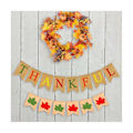 Miniatyrbilde 4 av 5: Happy Thanksgiving Banner Hengende Høst Høst Plakat Bakgrunnsbanner for Thanksgiving Day Party