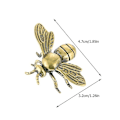 Miniatyrbillede 2 af 3: 1 stk. messing bi-ornament