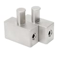 Miniatyrbillede 1 af 5: 2 stk. Dobbelt 1/0 Gauge til 1/0 Gauge Forstærker Input Reducer Nikkelbelagt Aluminium Legering Høj Effekt til Bil Audio