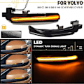 Miniatyrbilde 5 av 5: For V40 CC II S60 2011-2018 S80 V70 III Bil Dynamisk LED Blinklys Sidespeil Lys Indi