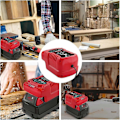 Miniatyrbillede 5 af 5: Erstatnings Mini Oplader til Milwaukee M18 18V Batteri 1/4 Størrelse af For-Original til 48-11-1850 48-11-1840 48-11-1815 EU Stik