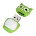 Miniatyrbild 1 av 3: Tecknad U Disk Grön Uggla Utseende Höghastighets Masslagring Flash Drive Minnesenhet 16GB