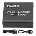 Pikkukuva 2 / 2: Video Capture -kortti HD Multimedia Interface Loop Out USB Live -pelikortilla PS4 Switch -kannettavalle