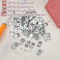 Miniatyrbild 3 av 5: 60 st Canvas Offset Clips Ramklämmor, 1/4 tum, 1/8 tum, 1/2 tum Canvas