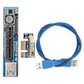 Miniatyrbild 2 av 3: PCIE Förlängningskabel Integrerad Strömförsörjning Guldpläterade Kontakter Fint Utförande PCIE Förlängning