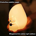 Miniatyrbillede 3 af 5: Børnenatlampe Baby, sengelampe Soveværelse Egern LED Genopladelig-jie