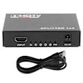 Miniatyrbillede 2 af 3: Video Splitter 1 Ind 4 Ud 1080P Understøttet Plug and Play USB Strøm Legeringshus HD Splitter til Stationær Computer