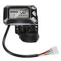 Miniatyrbillede 2 af 5: 24V 36V Justerbar Elektrisk Scooter Instrument Display Skærm Kontakt Accelerator kompatibel med 5,5 Tommer Scooter Dele (6 Ben)-B15