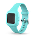Miniatyrbillede 2 af 5: Ensfarvet silikone urrem til Garmin Vivofit jr 3 - Mintgrøn
