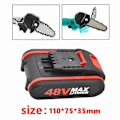 Miniatyrbillede 2 af 5: MAX Seneste 48V Genopladeligt Batteri til Elektrisk Sav med Enhåndsbetjening 48V MAX Effekt for Effektiv Skæring