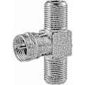 Miniatyrbilde 3 av 5: 2x Koaksial T-splitter For Sat Tv (2x Hunn F-plugg Til 1x Hann F-plugg), F Antenne Splitter Adapter For Koaksialkabler - Antennekabel (antennekobler), C