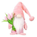 Miniatyrbillede 1 af 5: Nisser Indendørs Dekorationer, Forår Sommer Nisse Ferie Dekorationer, Håndlavede Tomte Fyldte Plys Nisser