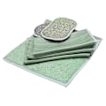 Miniatyrbilde 2 av 5: Sett med 6 bambusmikrofiberkluter for vinduer, speil, fliser, karosseri, mikrofiber bambus glass-jie