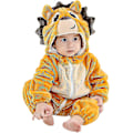 Miniatyrbild 1 av 5: Unisex baby Vinter Höst Flanell Huva Romper Cosplay Jumpsuit Hög kvalitet Zebra 2 5 Months