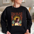 Miniatyrbild 2 av 5: 90-tals retro sweatshirt Streetwear Lana Del Rey Vintage Estetisk hoodie Music Tour Shirt Dam Höst Vinter Trendiga toppar Navy Blue XXXL