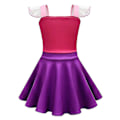 Miniatyrbild 4 av 4: Girls Hocus Pocus 2 Cosplay Kostym Halloween Party Fancy Dress Kappväska Outfits Purple 4-5Years