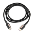 Miniatyrbilde 1 av 5: KUULAA Hurtiglading Sink Legering TypeC til TypeC Nylon Flettet Ledning Mobiltelefon Datakabel (2m)