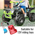 Pikkukuva 5 / 5: Power Wheels -sovitin akulle, johtosarjan liittimellä, 12AWG-johdolla ja 40A sulakkeella Peg-Perego Newway -malleille