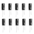 Miniatyrbillede 2 af 5: 10 stk. sorte 35V 4700F aluminium elektrolyt kondensator standard terminal 18 x 30 mm