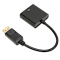 Miniatyrbillede 3 af 3: 3 stk. DP til VGA Adapter 1920x1080 FHD 60Hz Guldbelagt Kompakt Design DisplayPort til VGA Adapter til Bærbar Desktop