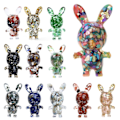 Miniatyrbillede 2 af 5: Krystalgrus Skrivebordsornament Dejlige Voldsomme Bjørnefigurer Fantasy Samlerobjekt Håndlavet Fødselsdagsgave
