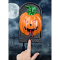 Pikkukuva 3 / 5: Halloween-ovikello pelottavalla yllätyksellä, Halloween-ovikellokoriste valaiseva kurpitsa-ovikello, sisä- ja ulkokoriste