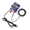 Pikkukuva 5 / 5: -009 Bluetooth-kaiutin Mini Spaker -yksikkö Elektroninen komponentti DIY-sarja Langaton langallinen 5V DC -virtalähde