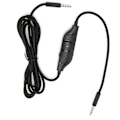 Pikkukuva 2 / 2: Peliheadsetin kaapeli äänikaapeli äänenvoimakkuuden ja mikrofonin säädöllä Logitech G633/G635/G933/G935 -malleille