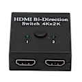 Miniatyrbillede 1 af 3: BiDirectionel Switch 4K High Definition Multimedia Interface Splitter til Computer Laptop