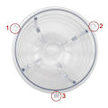 Miniatyrbillede 5 af 5: Udskiftningskniv + 2 stk. 16Oz kop sæt kompatibelt med Magic Bullet, reservedele kompatible med 250