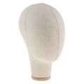 Miniatyrbild 5 av 5: 2 st Väggmonterad Mannekänghuvud Peruk Tillverkning Hatt Display Manikin m/ Stöd Beige