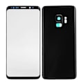 Miniatyrbillede 1 af 5: Telefon Bagside Glas Cover Front Skærm Glas Linse Udskiftningssæt til Samsung S9 G960 Sort