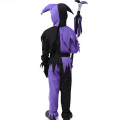 Miniatyrbild 4 av 4: Skull Kostymer Lila Svart Halloween Kostymer För Pojkar Devil Cosplay Kläder Clownkläder För Barn Karnevalsdräkter M