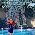 Miniatyrbild 3 av 5: Simbassäng Fontän Ställ Damm Vattenfall Fontän Fluorescerande Justerbar Pool Dekoration Kylning