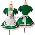 Miniatyrbild 1 av 4: Svart Vit Lolit Maid Dress Cosplay Restaurang Anime Performance Grönt Puder Himmelblå Kvinnors flickedräkter Kul hemma Black XXXXXL