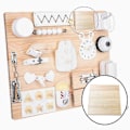 Miniatyrbild 1 av 5: Aktivitetstavla DIY Leksak Sensorisk Leksak Lära Leksaker Finmotorik Busyboard för Pojkar Barn