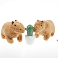 Miniatyrbild 2 av 5: Capybara gnagare plysch leksak fylld mjuk docka present