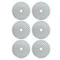 Miniatyrbillede 4 af 5: 10 stk. 3 tommer Diamant Vådpoleringspude Bløde Slibeskiver Poleringsmaskine Tilbehør til Granit Marmor 2000 Korn