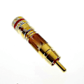 Miniatyrbilde 4 av 4: WBT-0144 Gullbelagt kompatibel Plugg Plug-in Type AV Audio og Video Plugg Video Plugg Conn