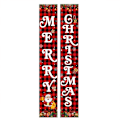 Miniatyrbild 1 av 5: Jul dörrdekoration 2024 jultomten jul dörr banner dekoration för hemhängande julprydnad nyårspresent H04